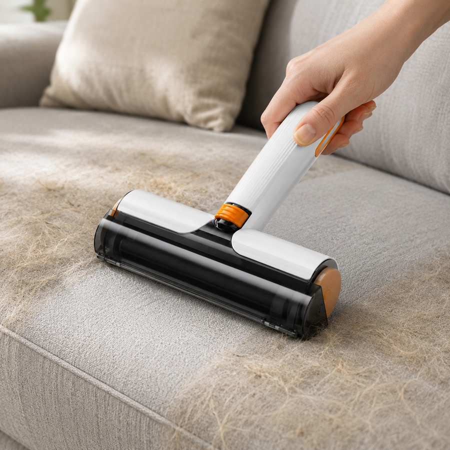 Reusable 2-in-1 Pet Hair Removal Roller